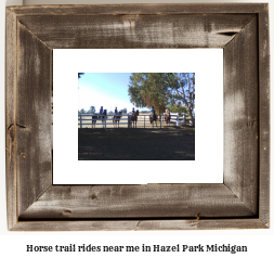 horse trail rides near me in Hazel Park, Michigan